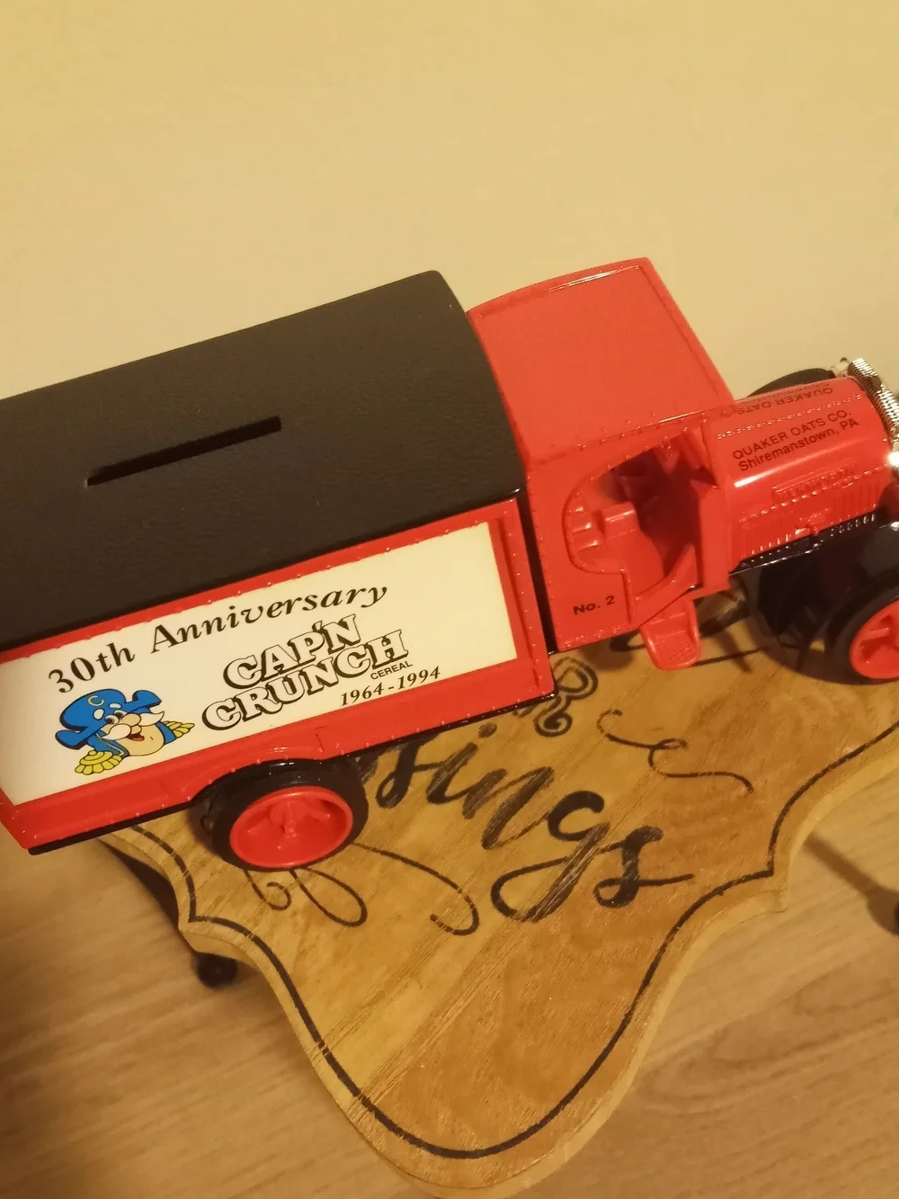 Cap'n Crunch 30th Anniversary Collectible Toy Delivery Truck ~ Free Shipping! ☆